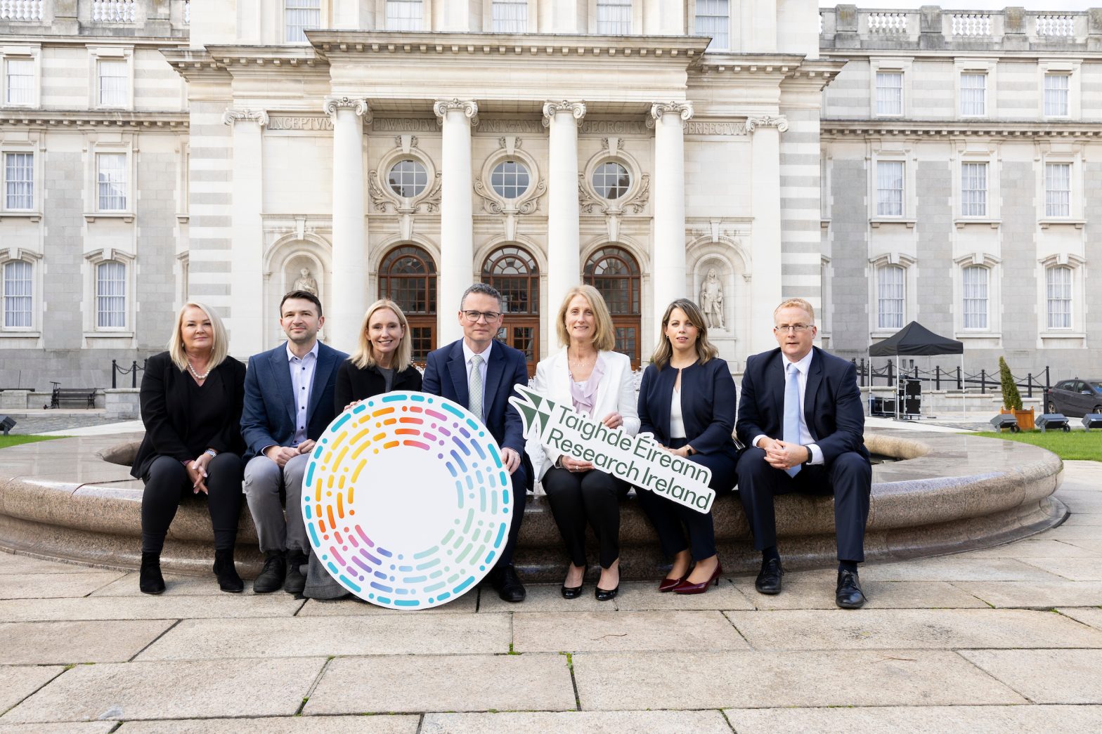 Pictured at the announcement were (left-right): Aisling Hurley, CEO Breast Cancer Ireland; Dr Damir Vareslija, PRISM Co-Director; Prof. Leonie Young, Scientific Director of the Beaumont RCSI Cancer Centre and PRISM Director, Minister Patrick O’Donovan TD; Dr Aisling McEvoy, Head of Enterprise Partnerships at Research Ireland; Claire Noonan, COO Beaumont RCSI Cancer Centre; and Seamus Browne, Head of Industry Partnerships at RCSI. Picture: Jason Clarke.