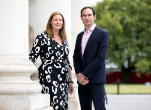 Prof Matthew Campbell and Prof Sarah Doyle from Trinity College Dublin. Image: Jason Clarke